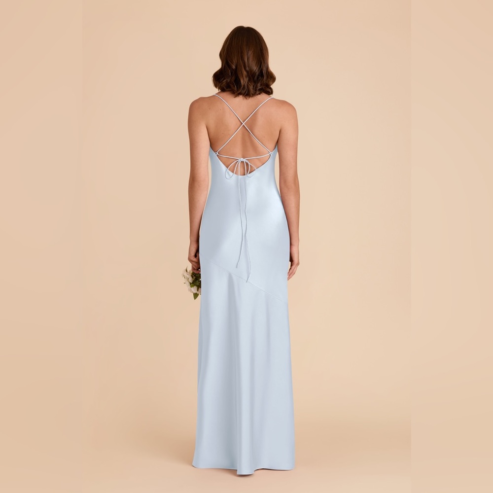 Olivia Dress
Matte Satin Mist Blue - Picture 4 of 4